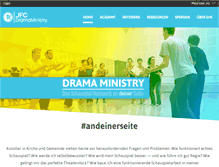 Tablet Screenshot of drama-ministry.de